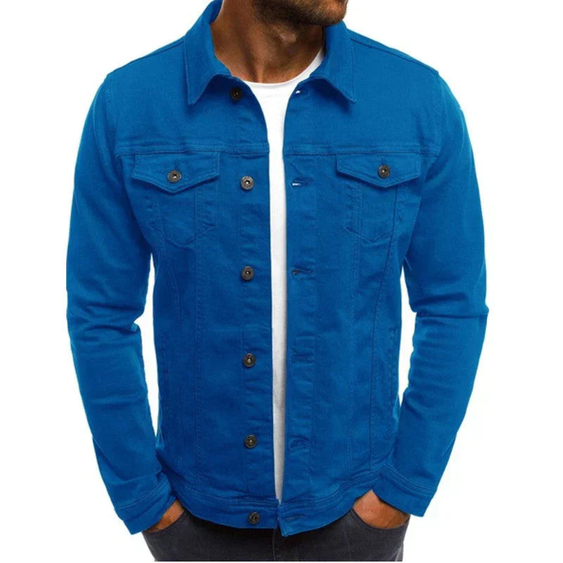 Men's Button Down Jacket Front Pockets Casual Everyday