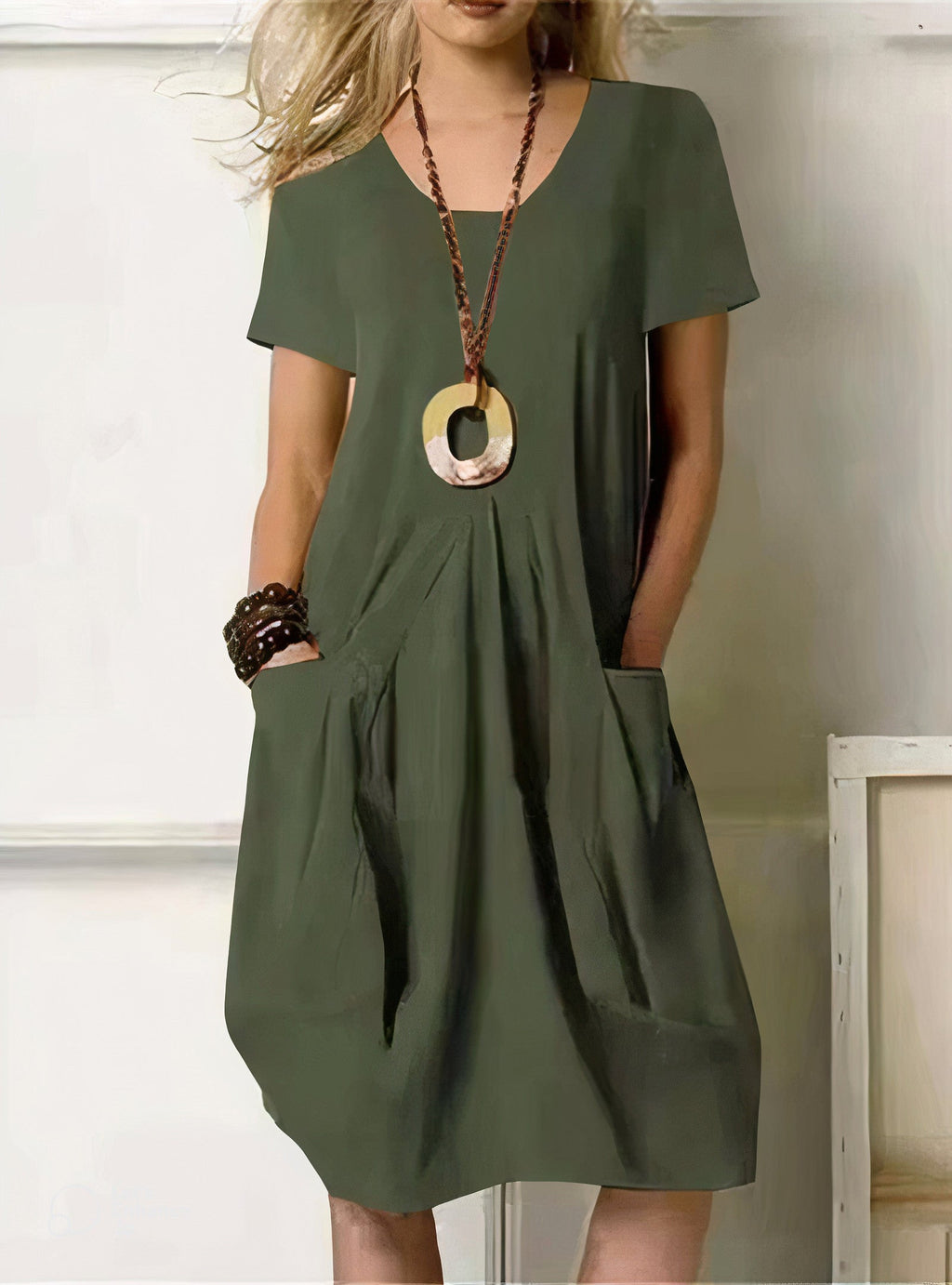 Relaxed Fit Dress Pockets