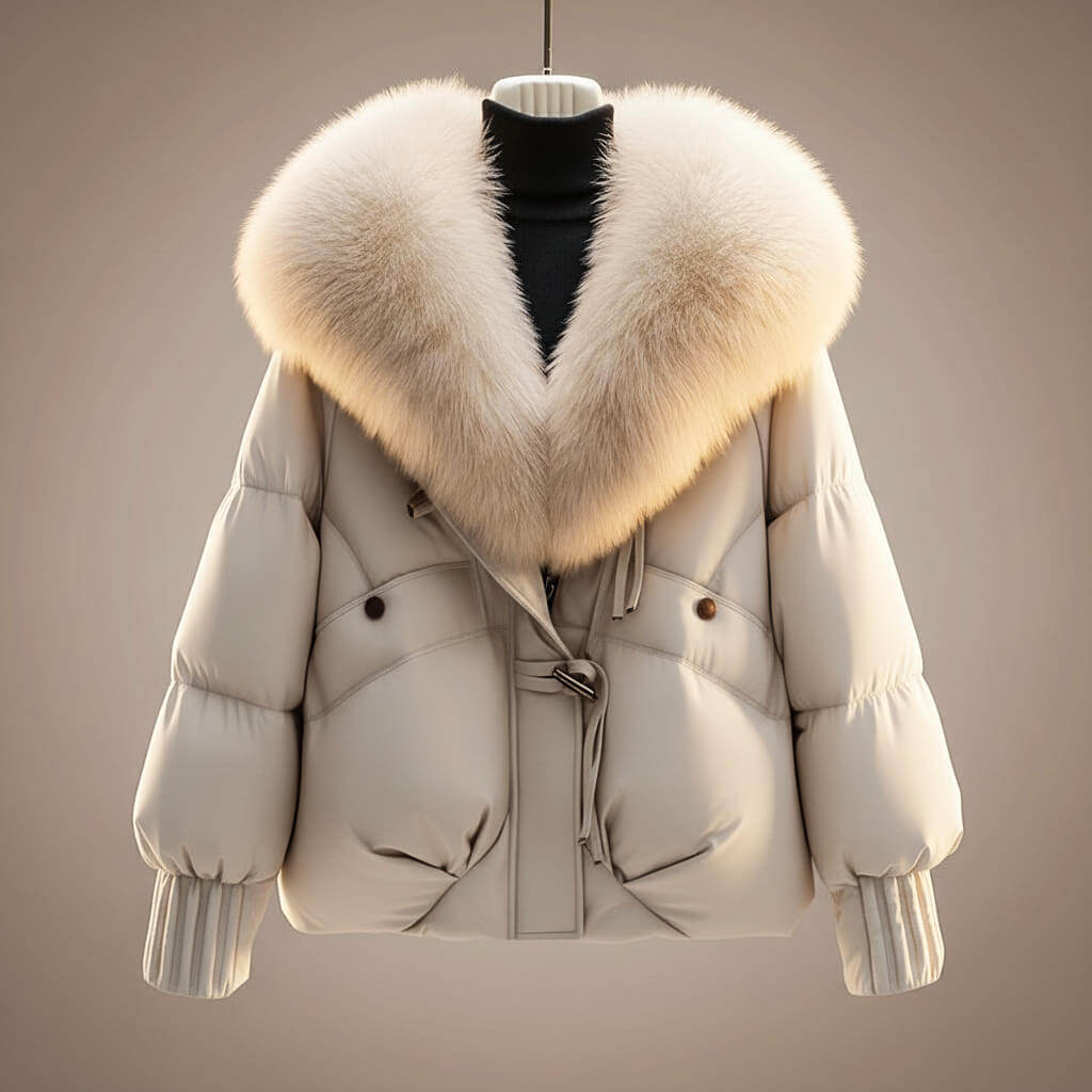 Women's Belted Coat Statement Collar Wrap Winter Elegant