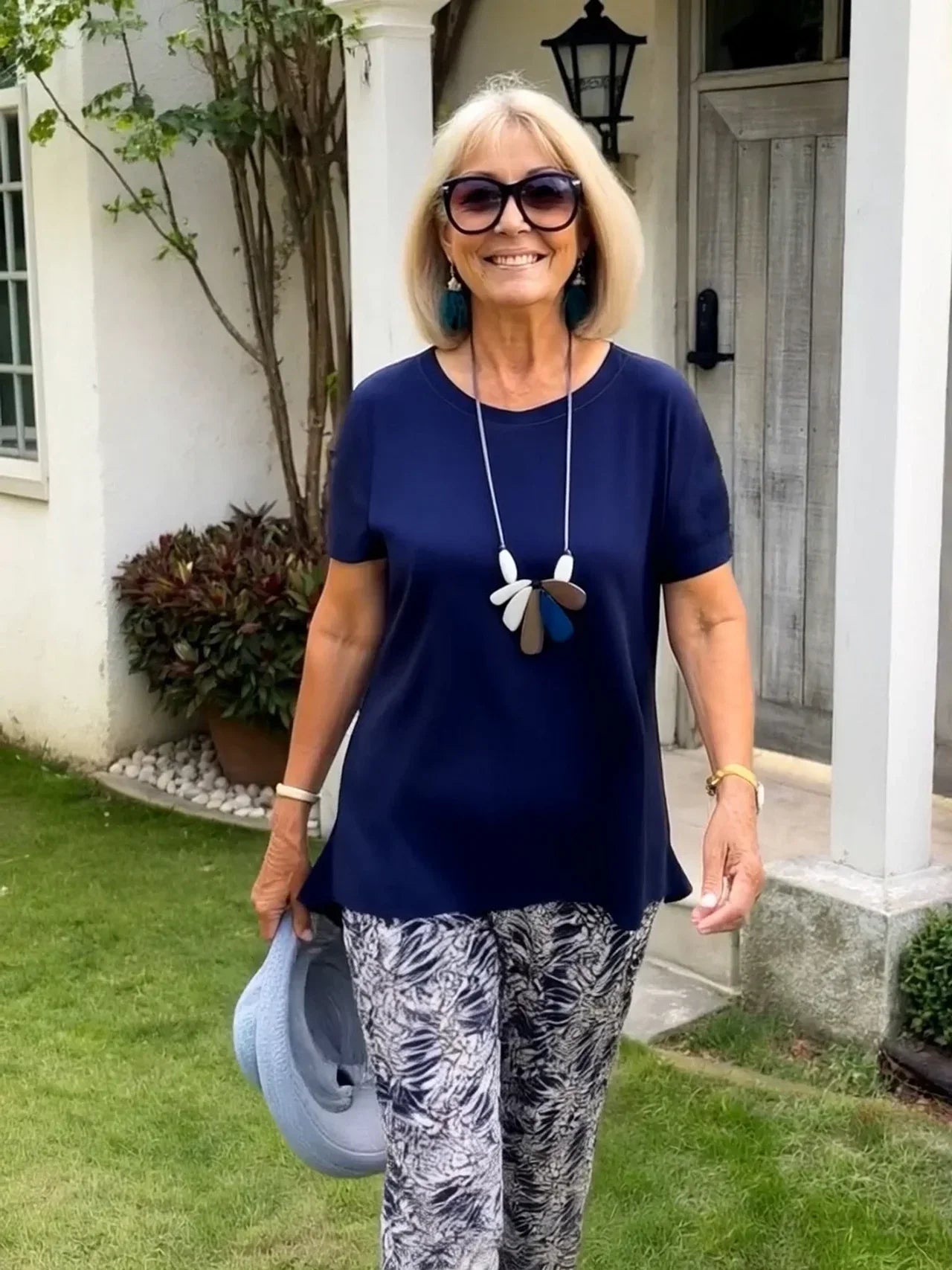 Two-Piece Set Blouse Wide-Leg Pants