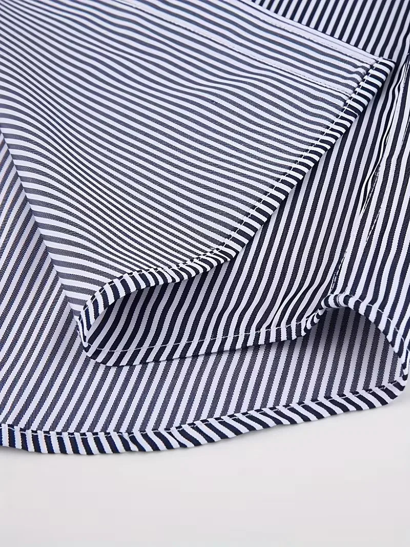 Mens Mandarin Collar Dress Shirt