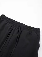 Mens Loose Fit Shorts Elastic Waist Drawstring