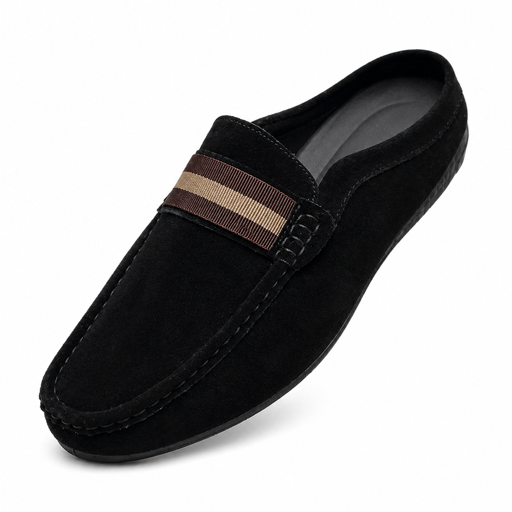 Mens Open Heel Slip-On Loafer