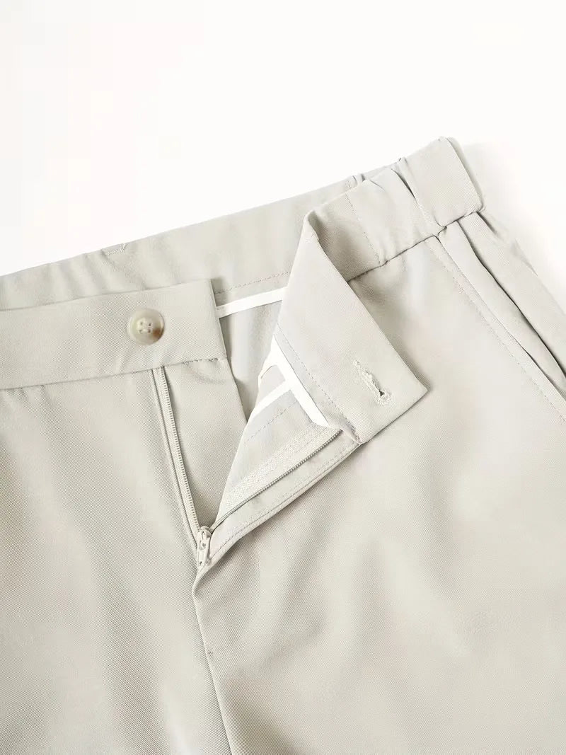 Mens Straight Leg Shorts Side Pockets
