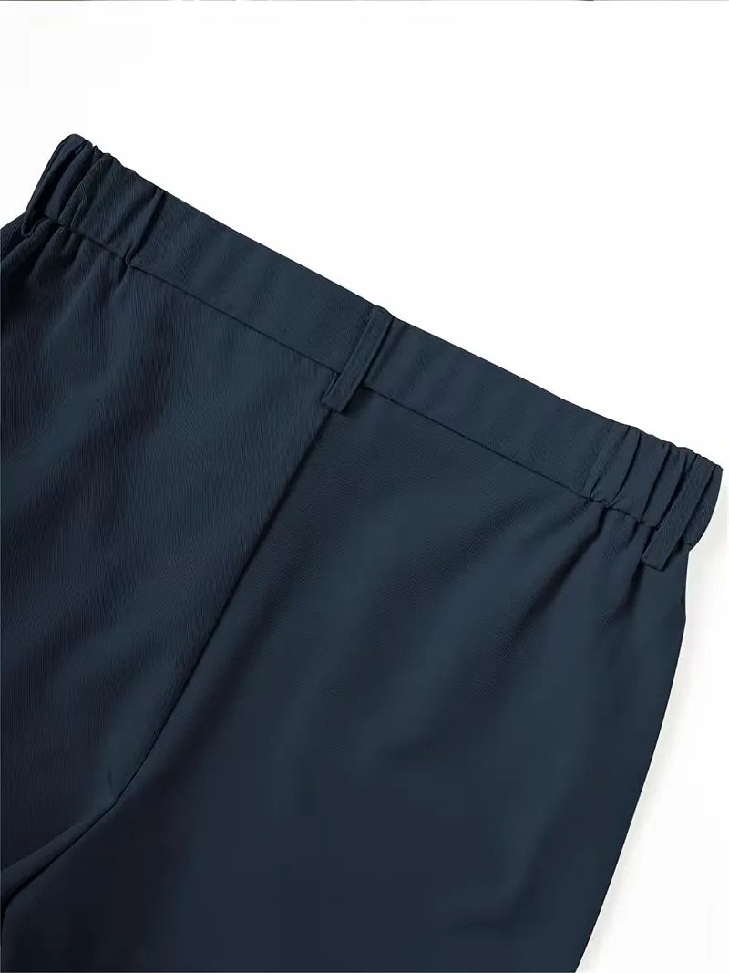 Mens Straight Leg Shorts Side Pockets