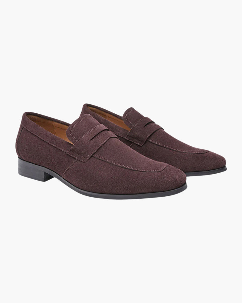 Mens Suede Business Loafer Slip On Three Color