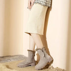 Winter Boots Fleece Lined Ankle Warm Anti Slip Sole