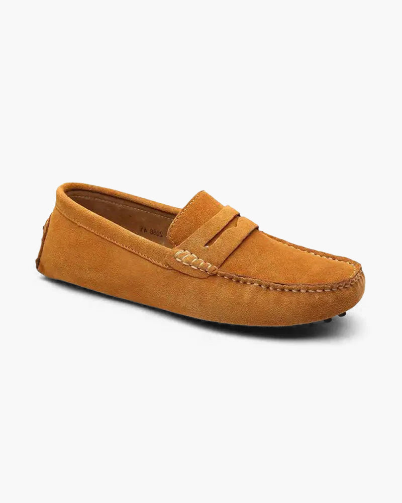 Mens Suede Moccasin Slip On Five Color