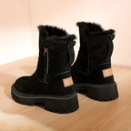 Winter Boots Fleece Lined Ankle Warm Anti Slip Sole