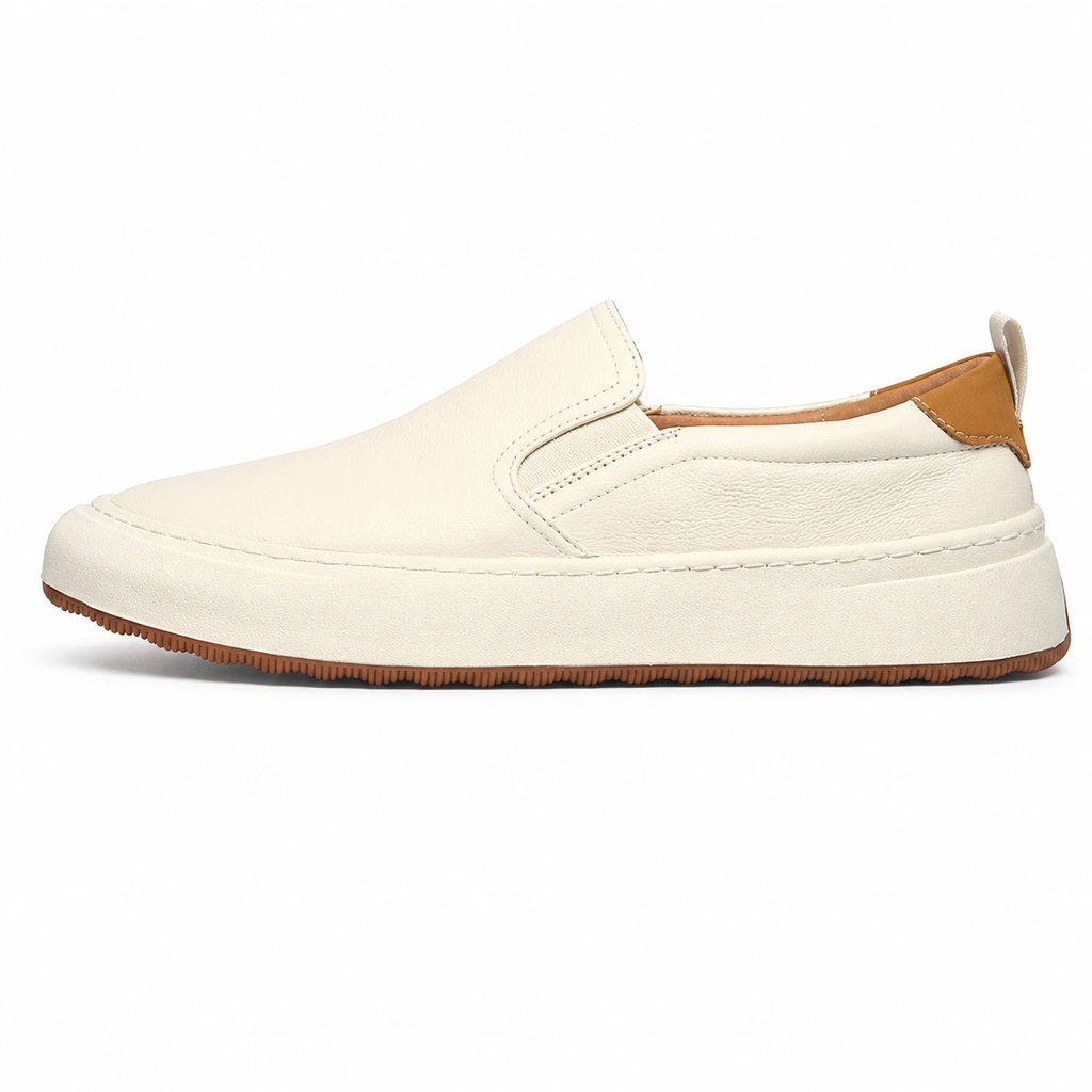 Mens Perforated Leather Summer Loafer
