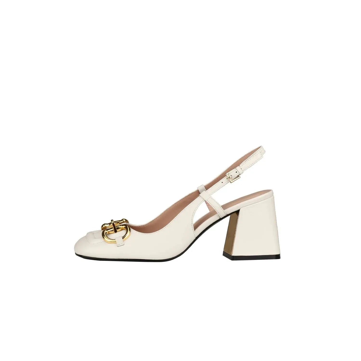 Orthopedic Retro Heels Buckle Strap