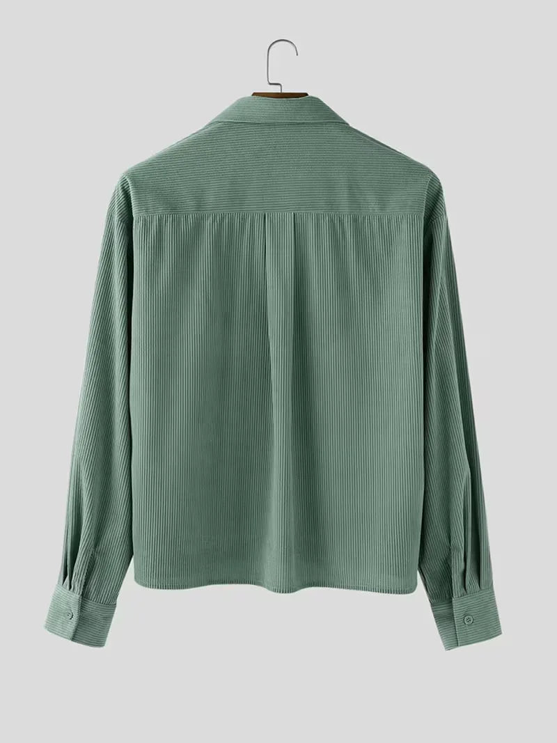 Mens Oversized Casual Shirt Streetwear
