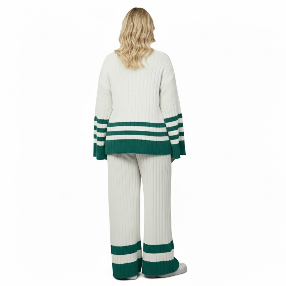 Anastasia | Fall Bell Sleeve Sweater and Wide-Leg Pants Set