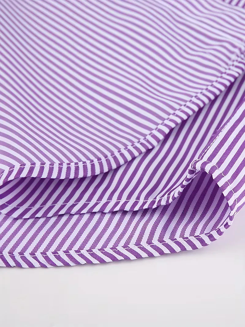 Mens Mandarin Collar Dress Shirt
