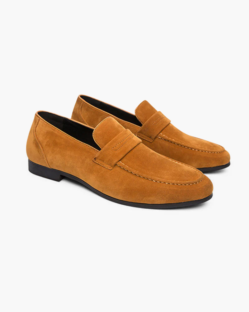 Mens Suede Business Loafer Slip On Three Color