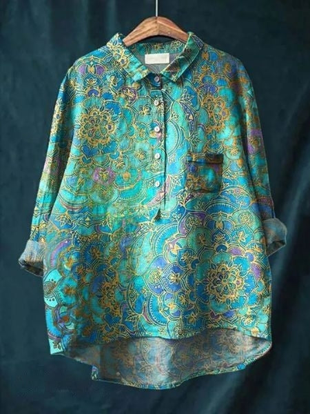 Floral Blouse Relaxed Fit