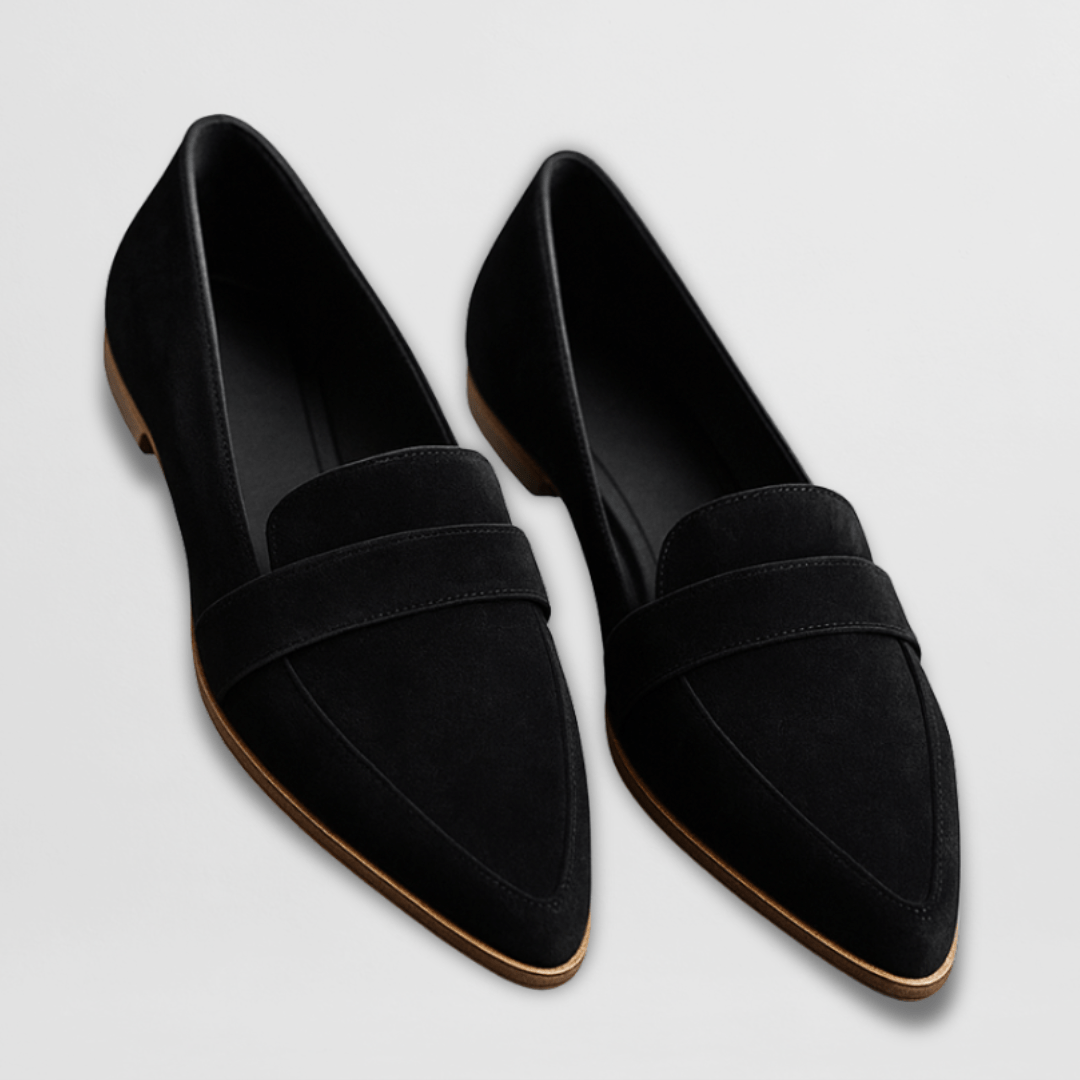 Womens Orthopedic Pointed Toe Loafers Four Color