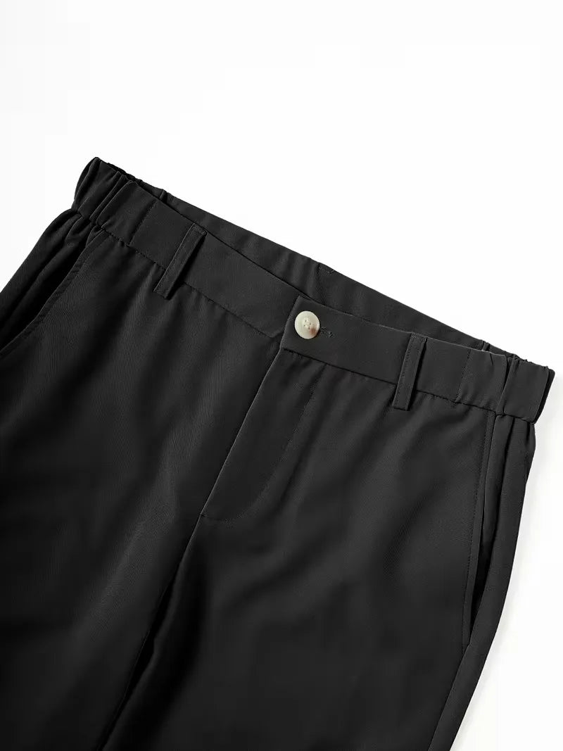 Mens Straight Leg Shorts Side Pockets