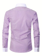 Mens Mandarin Collar Shirt
