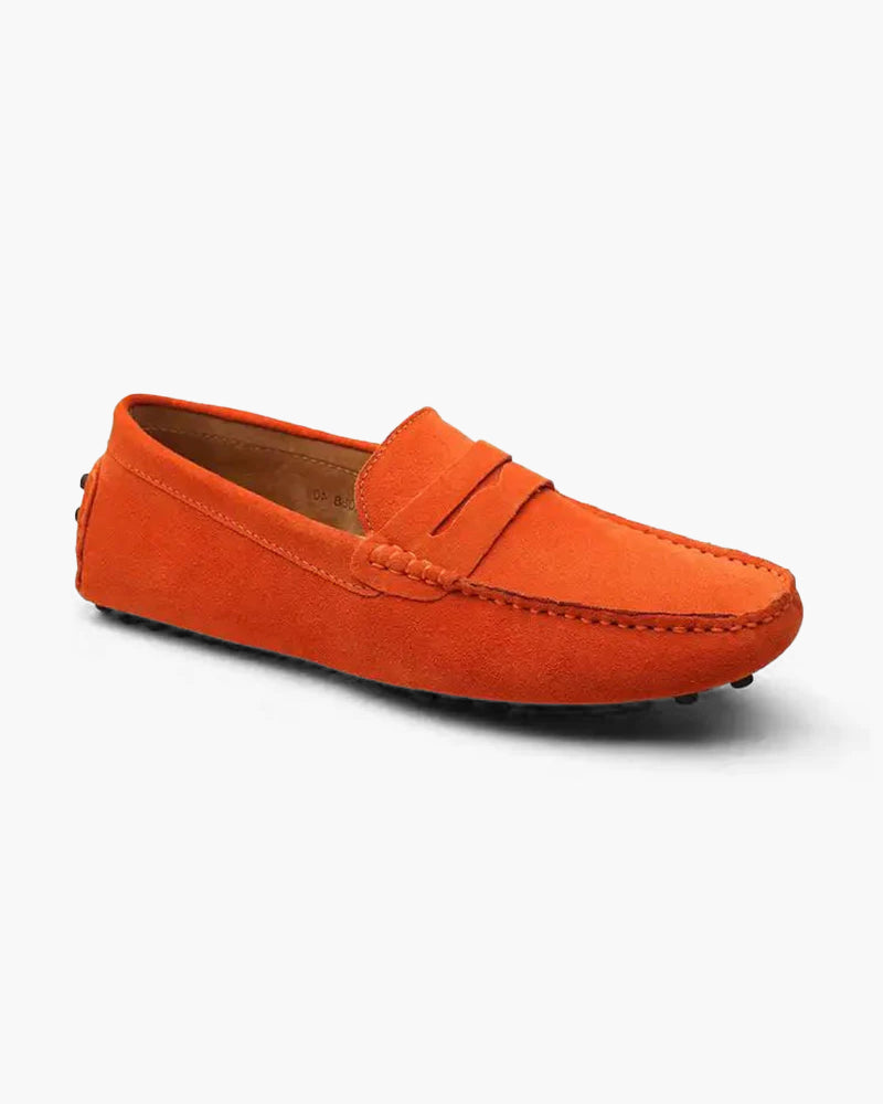Mens Suede Moccasin Slip On Five Color