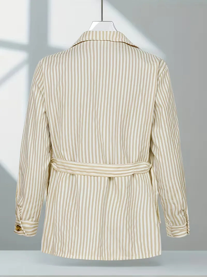 Mens Striped Casual Shirt Slim Fit