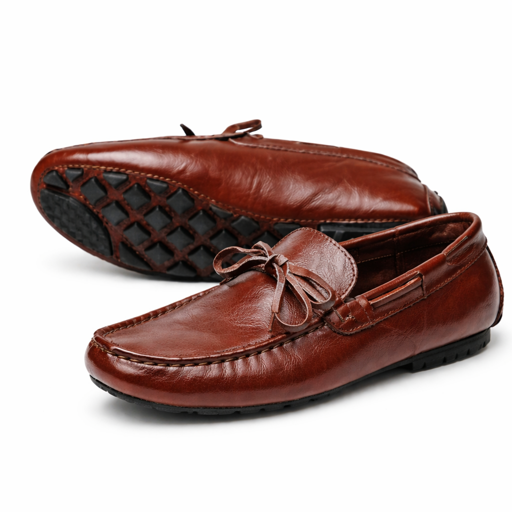Mens Real Leather Classic Loafer