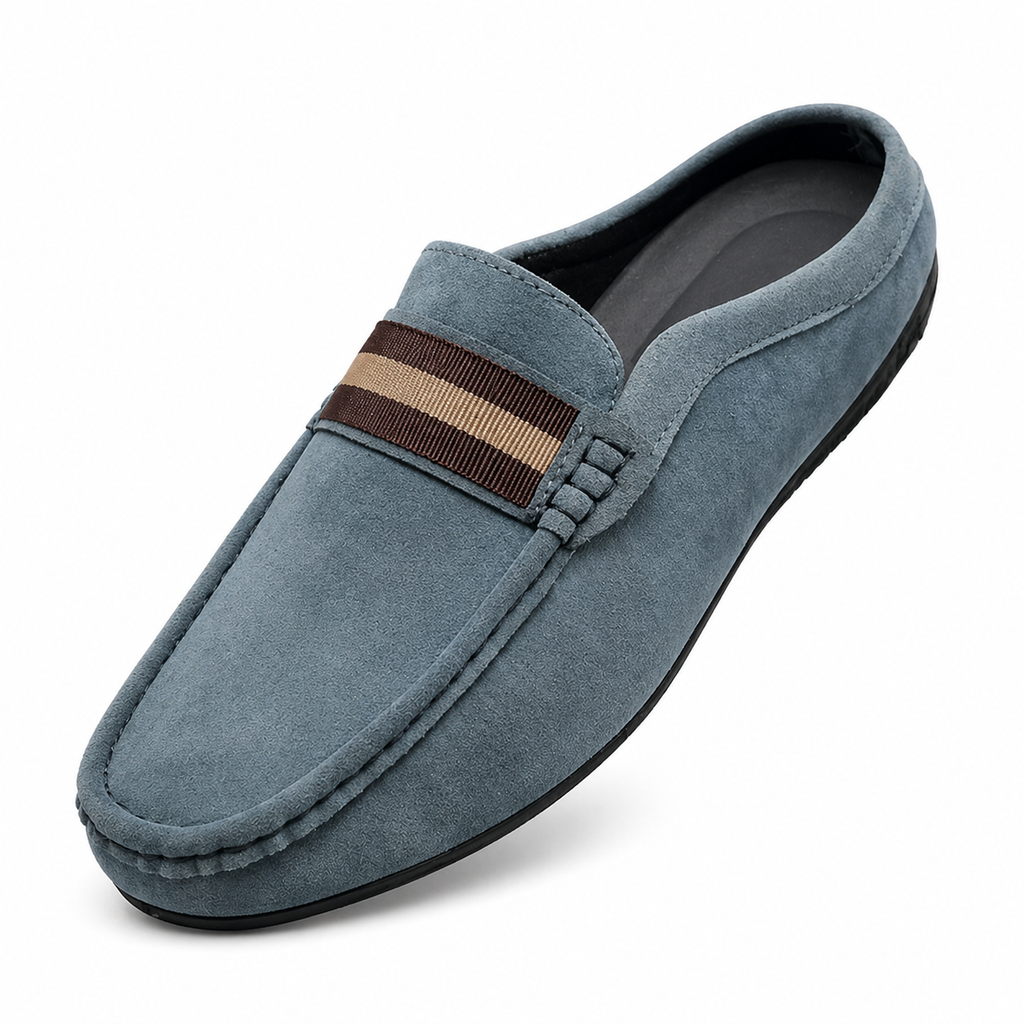 Mens Open Heel Slip-On Loafer