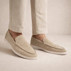 Men's Casual Loafers Regular Fit Leather Upper Slip-On