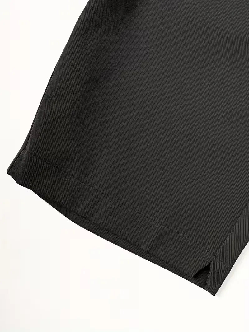 Mens Straight Leg Shorts Side Pockets