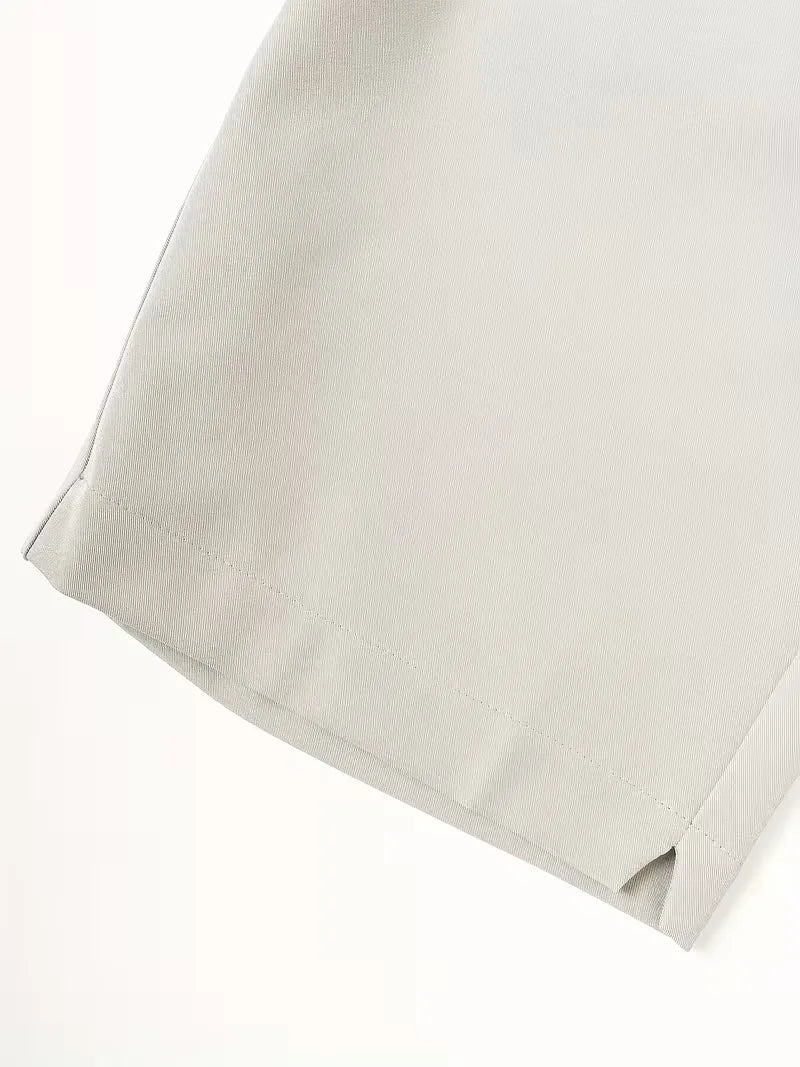 Mens Straight Leg Shorts Side Pockets