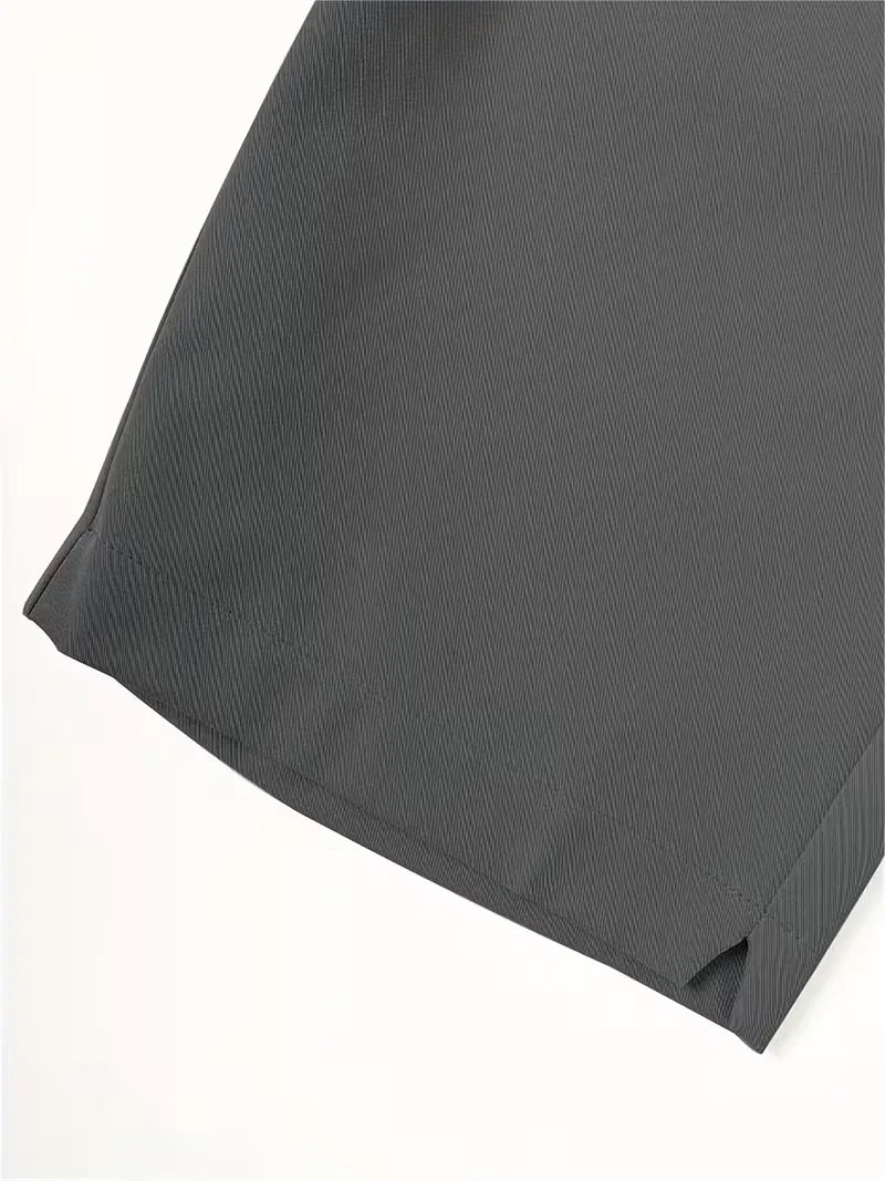 Mens Straight Leg Shorts Side Pockets