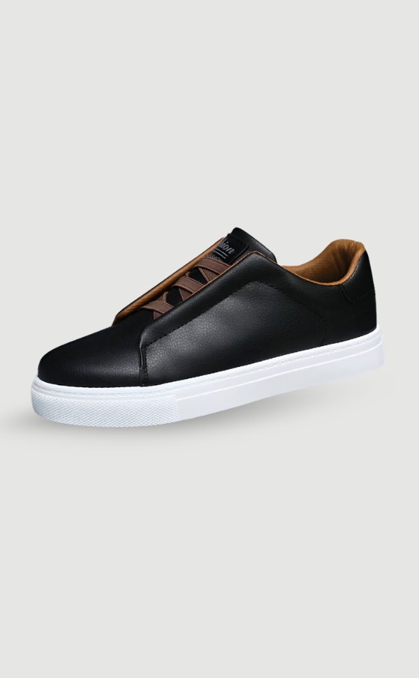 Mens White Leather Sneaker Three Color