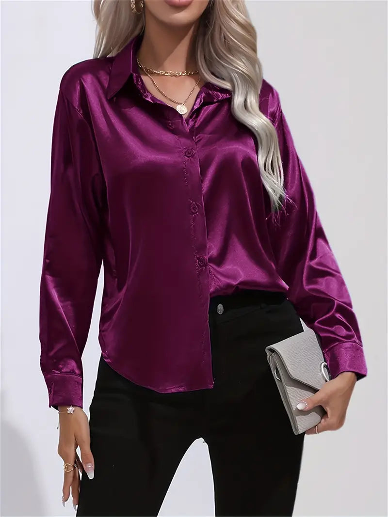 Elegant Satin Blouse