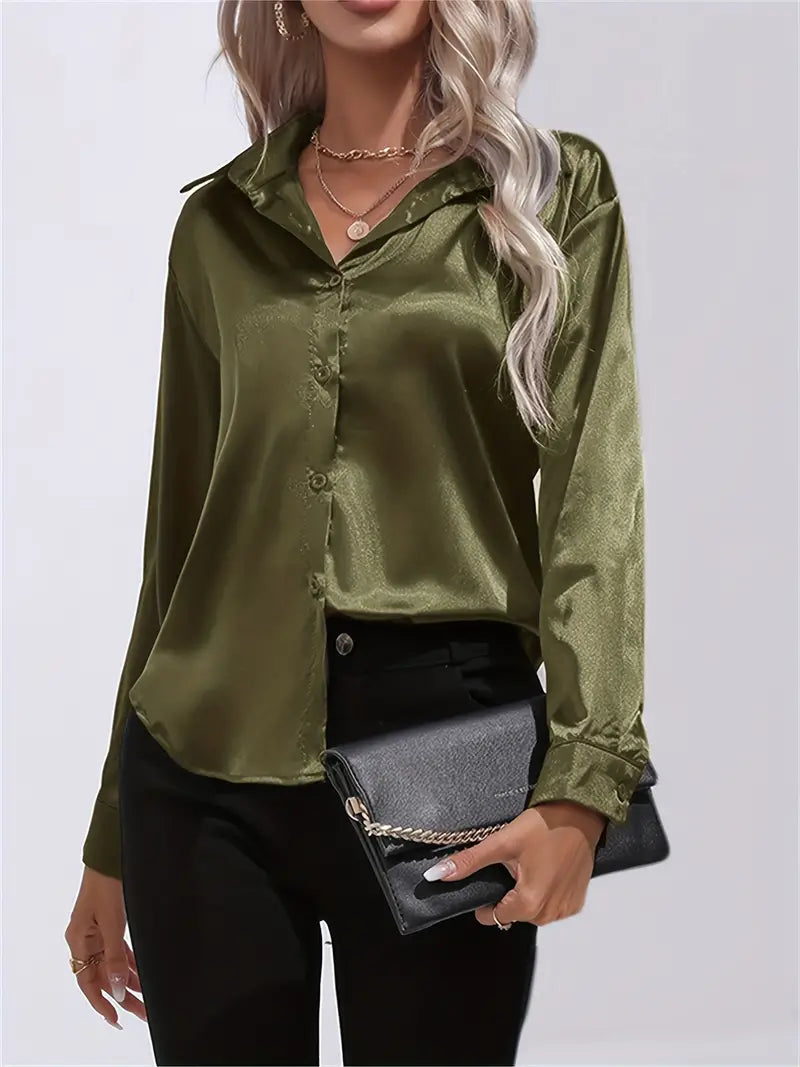 Elegant Satin Blouse