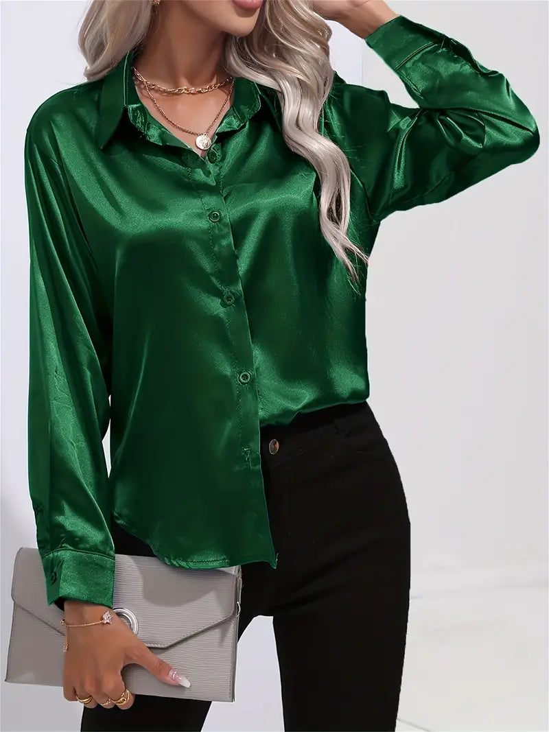Elegant Satin Blouse