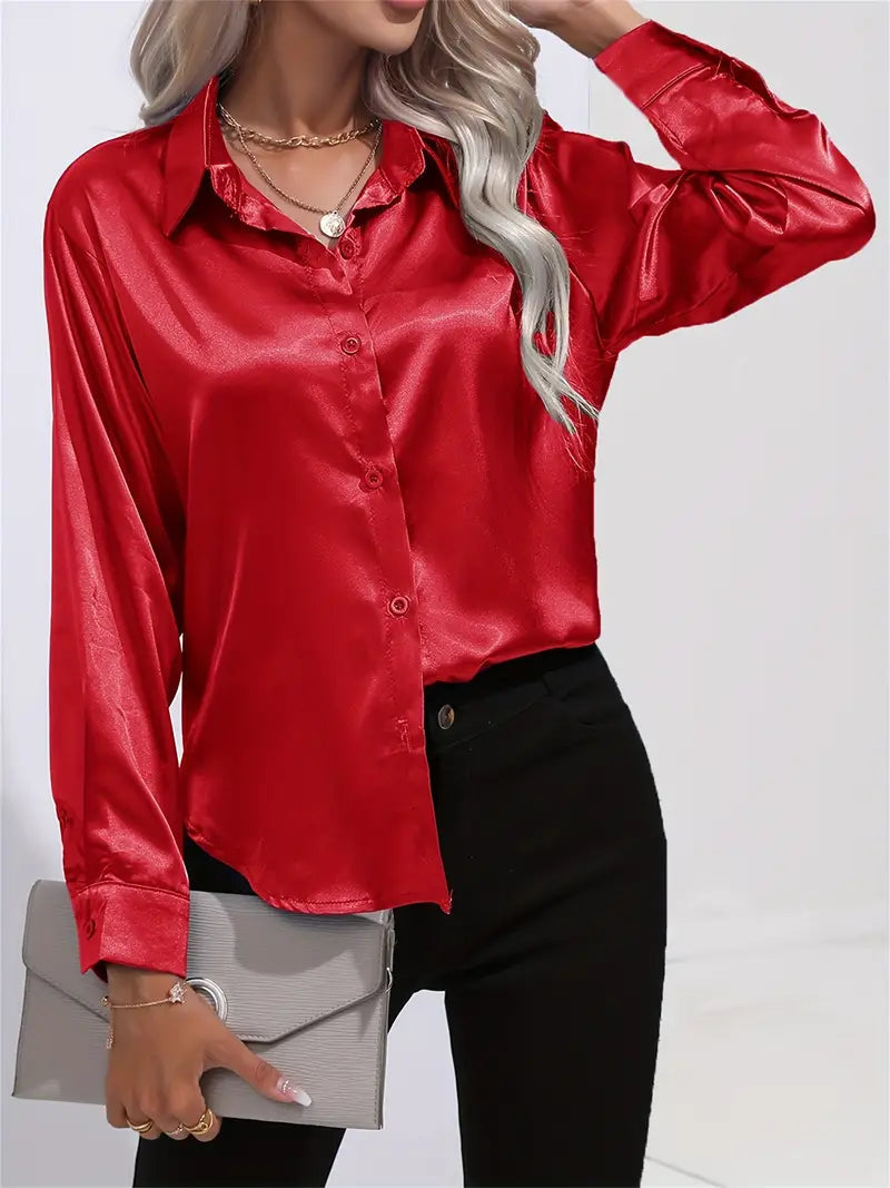 Elegant Satin Blouse