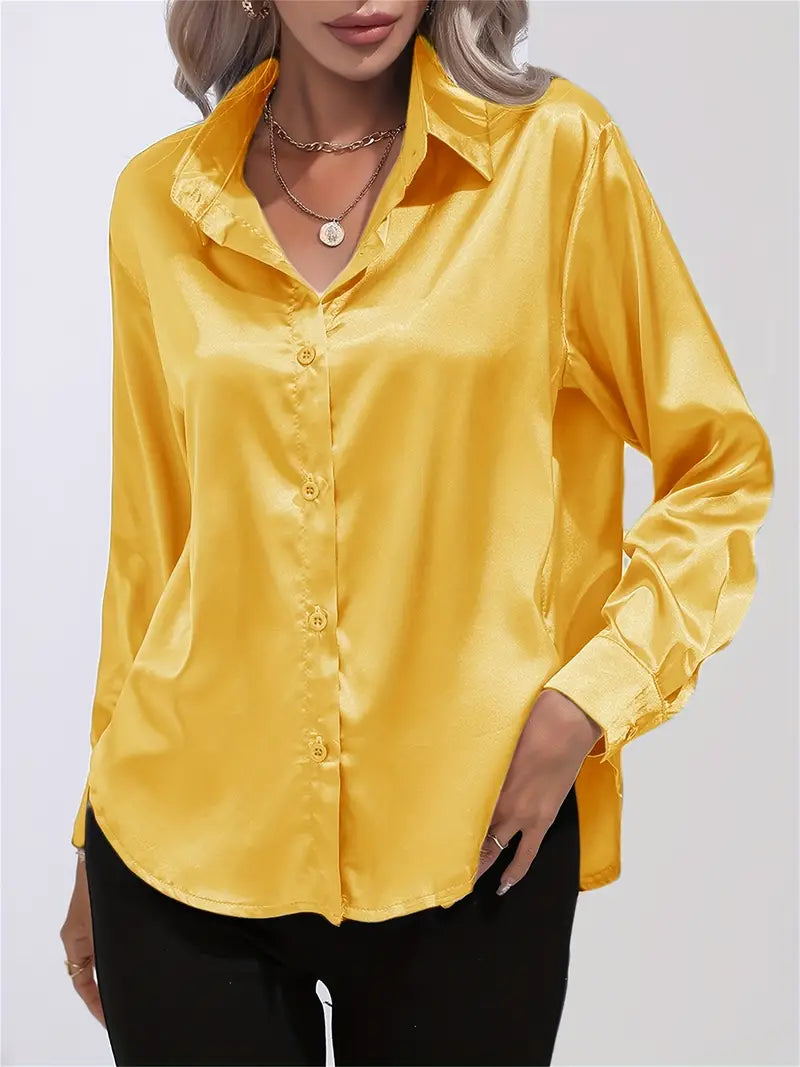 Elegant Satin Blouse