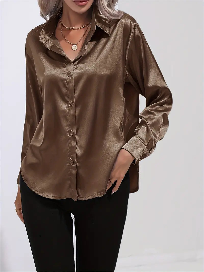 Elegant Satin Blouse