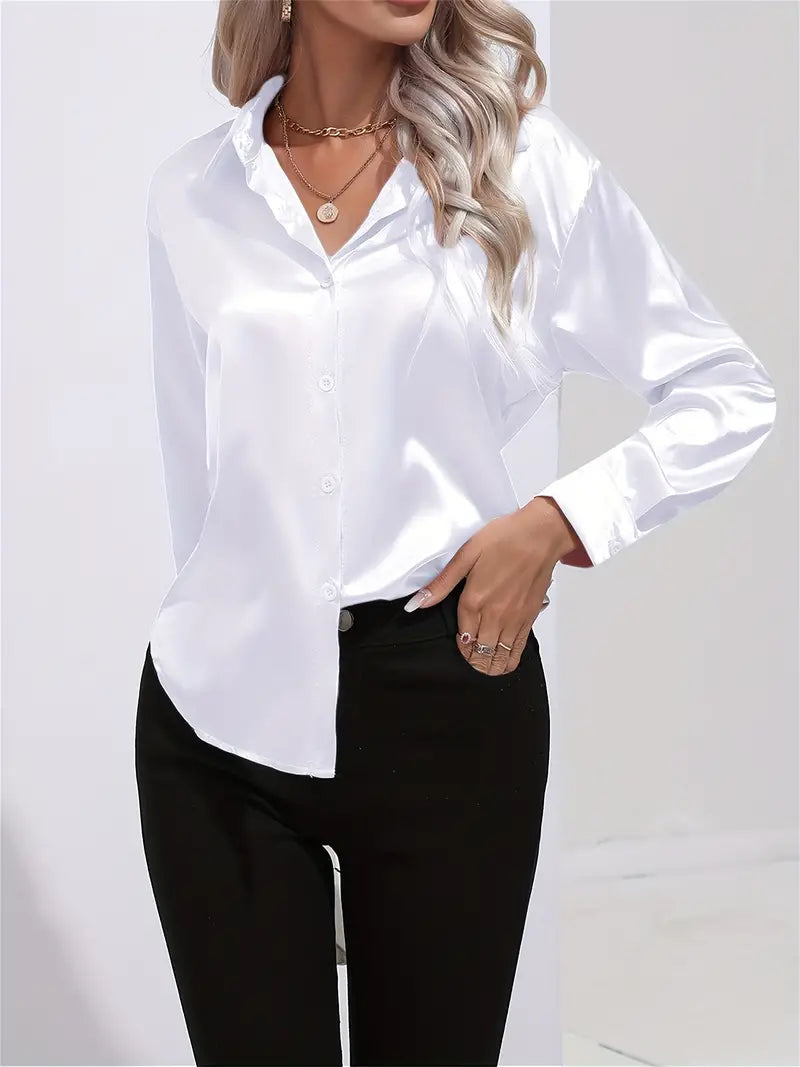 Elegant Satin Blouse
