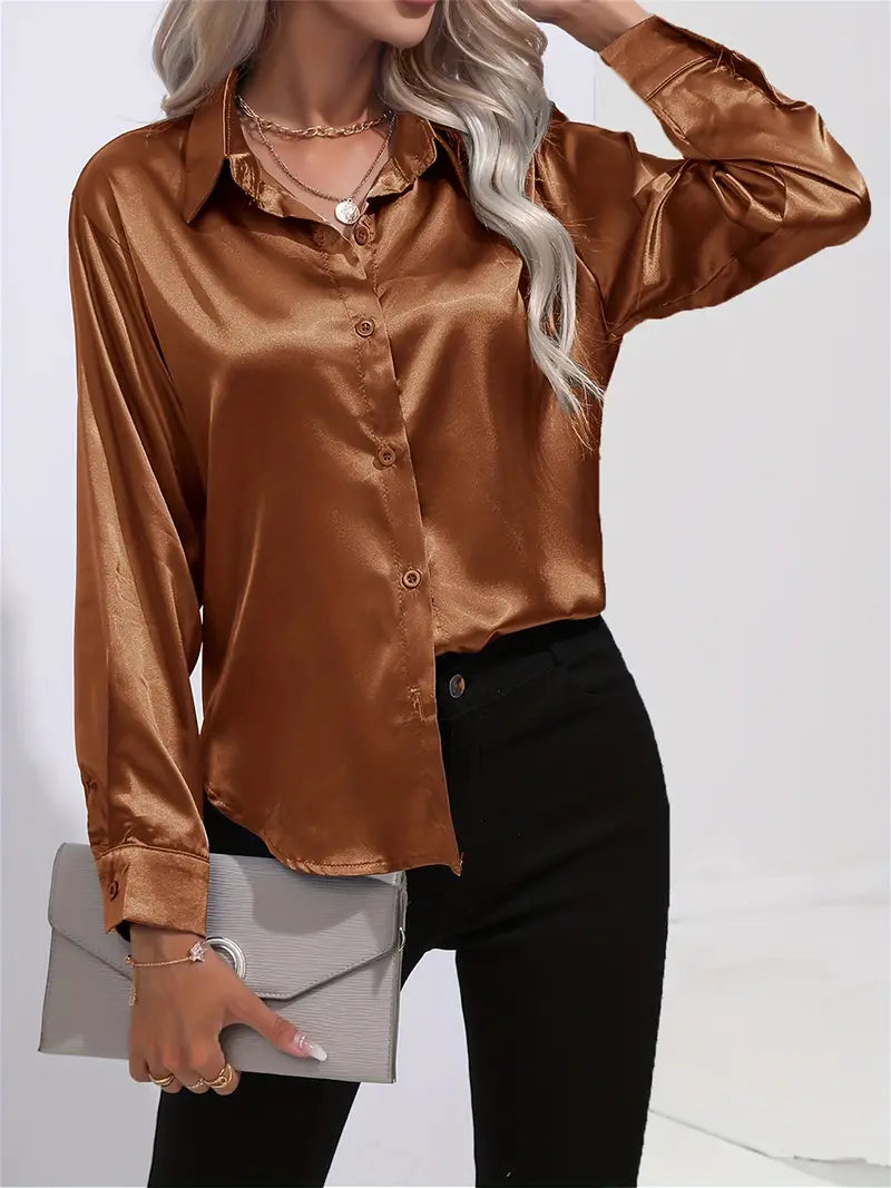 Elegant Satin Blouse