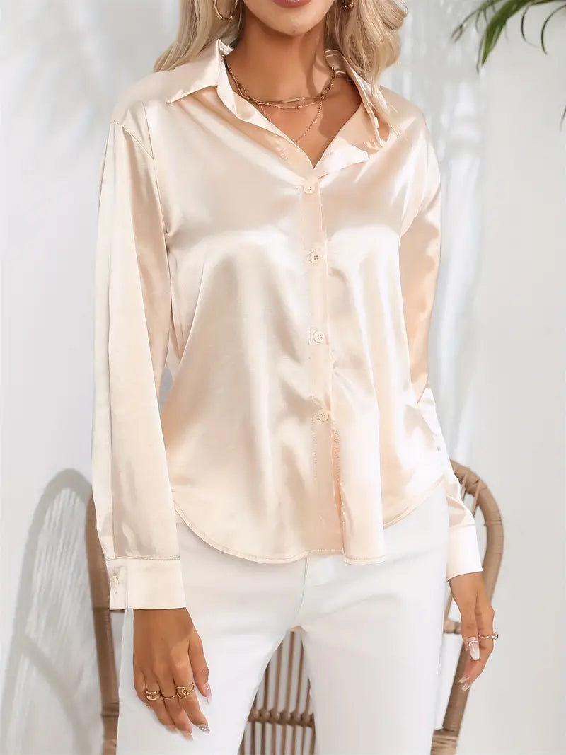 Elegant Satin Blouse