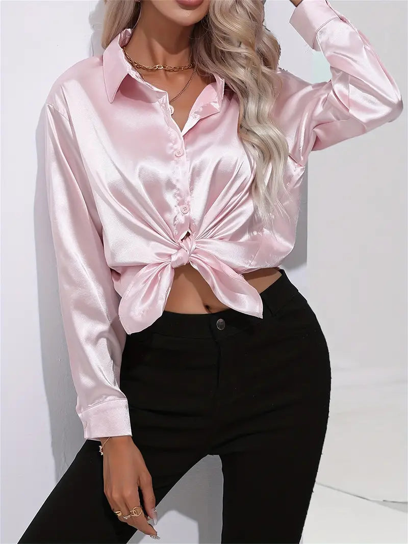 Elegant Satin Blouse