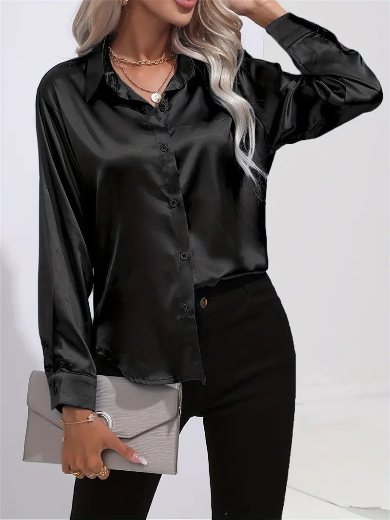 Elegant Satin Blouse