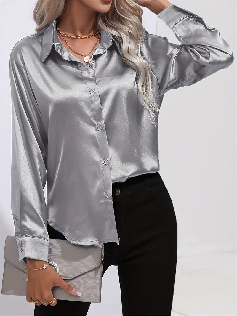 Elegant Satin Blouse