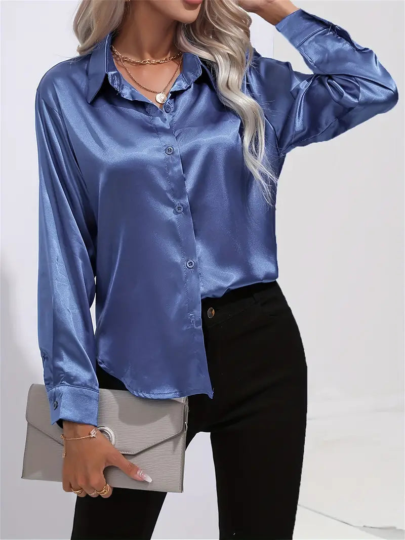 Elegant Satin Blouse