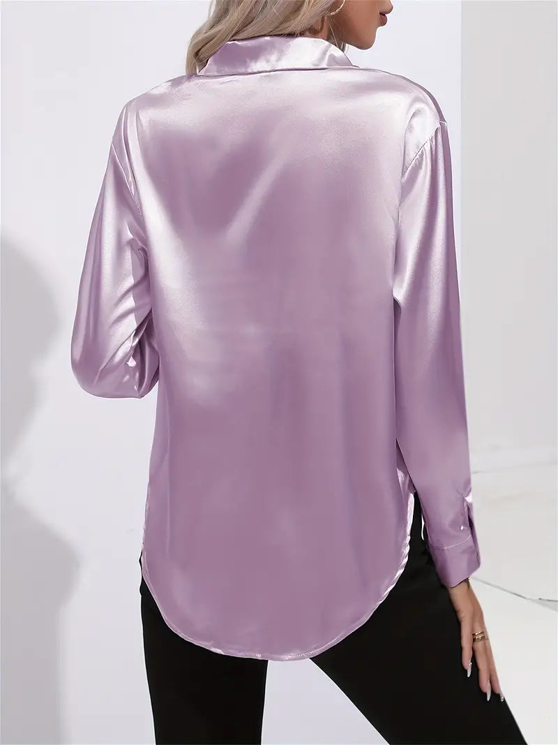 Elegant Satin Blouse