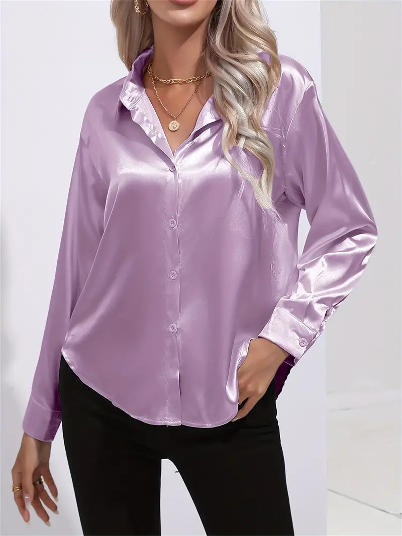 Elegant Satin Blouse