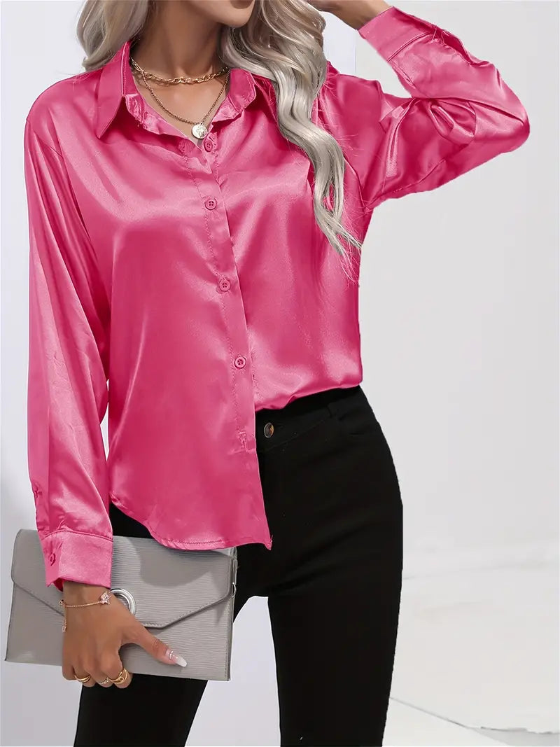 Elegant Satin Blouse