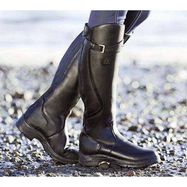 Winter Riding Boots Waterproof Leather Knee High Warm