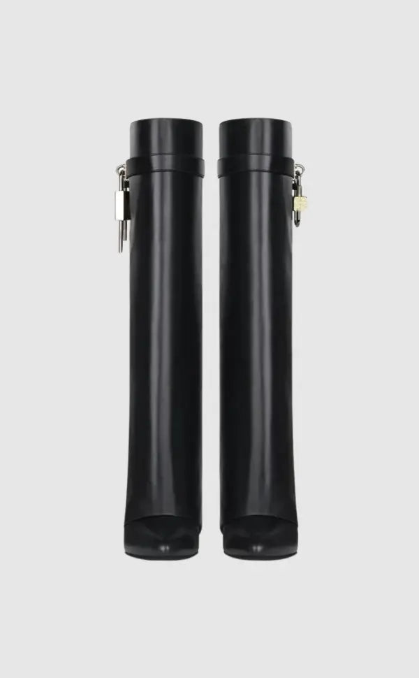 Wedge Boots Ankle Vegan Leather Block Heel Zip Up Fall